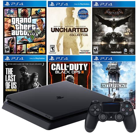 Ps4 for sale with games - AceGamer. 478. 1 offer from $21.99. #5. DualShock 4 Wireless Controller for PlayStation 4 , television- Jet Black (Renewed) 1,590. 15 offers from $49.98. #6. AceGamer Light-up Wireless Controller for PS4,Black Crack Custom Design with RGB Light,1000mah Battery, 3.5mm Audio Jack and Turbo Function,Compatible with PS4/Slim/Pro and Windows PC.